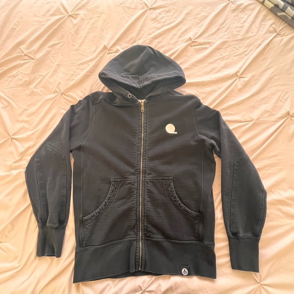 Thick Black Zip-Up